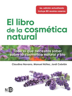 cover image of El libro de la cosmética natural